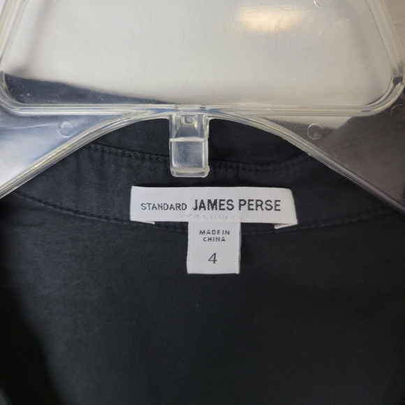 Standard James Perse Contrast Panel Button Shirt - Picture 4 of 9